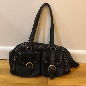 Moschino Cheap and Chic black leather bag